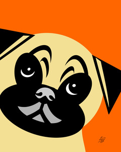 Pug Portrait