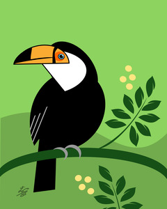Stylized Toucan