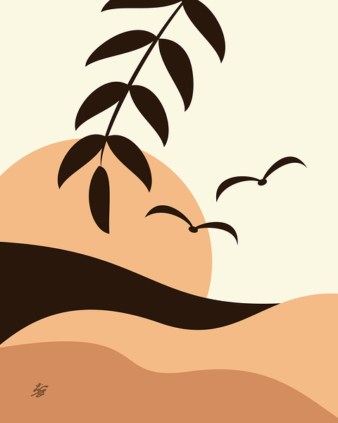 Nature Boho Wall Art Print