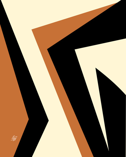 Linear Line Geometric Abstract Print