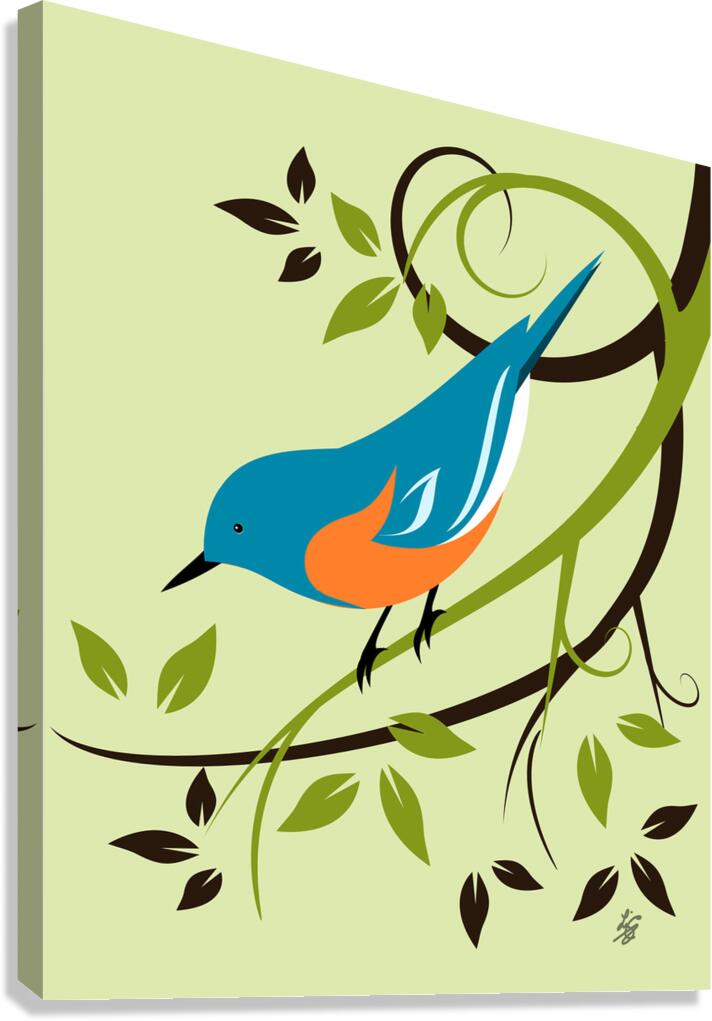 Eastern Bluebird Canvas Print