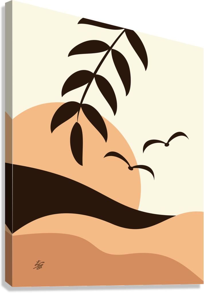 Nature Boho Wall Art Canvas Print