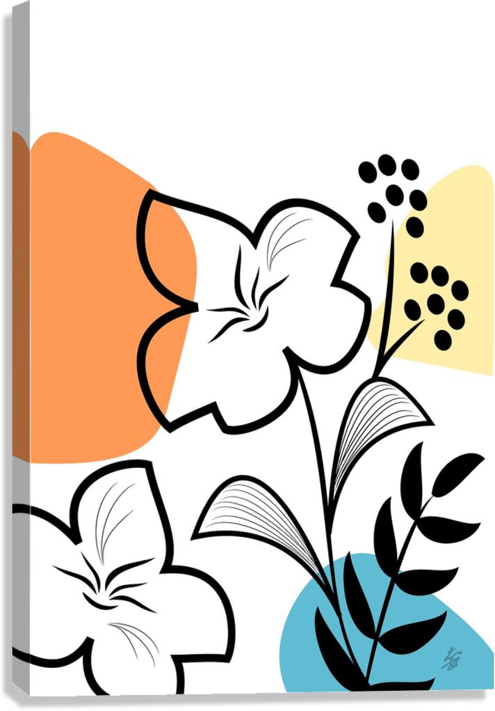 Botanical Boho Art Canvas Print