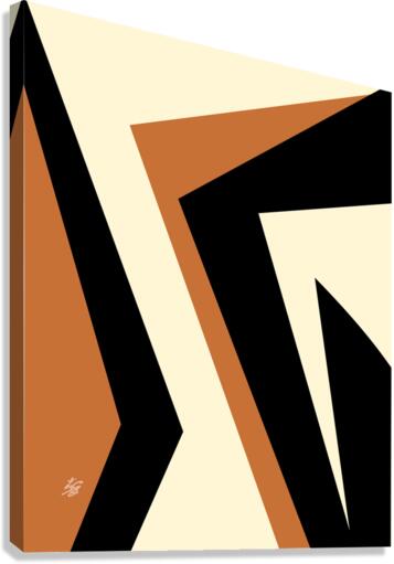 Linear Line Geometric Abstract Canvas Print