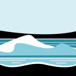 Ocean Tide Seascape Abstract