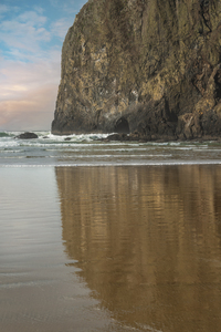 The waves churn