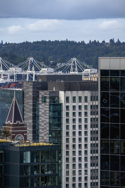 Seattle Port Shadows by Louis Ruth Photography