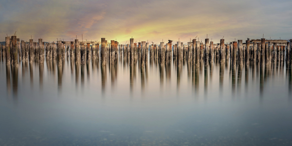 A Salty Sunset by Louis Ruth Photography