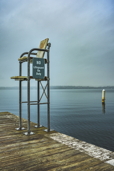 No Lifeguard by Louis Ruth Photography