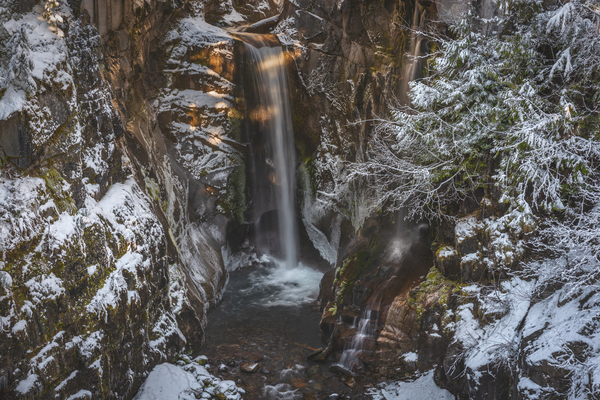 Hidden falls Print