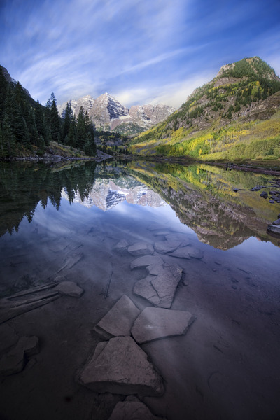 20170927 KW LN Maroon Bells 16x24print Print