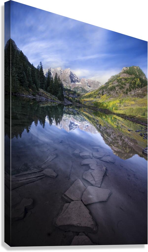 20170927 KW LN Maroon Bells 16x24print Canvas Print