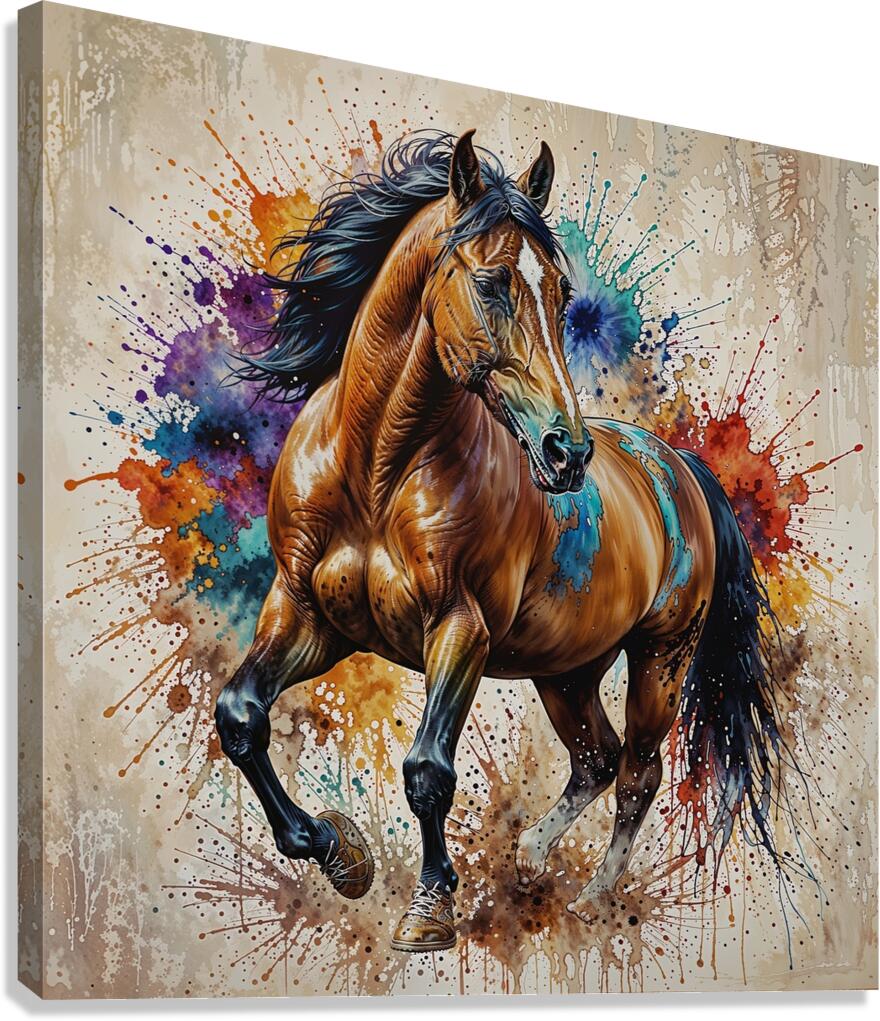 my hourse Canvas Print