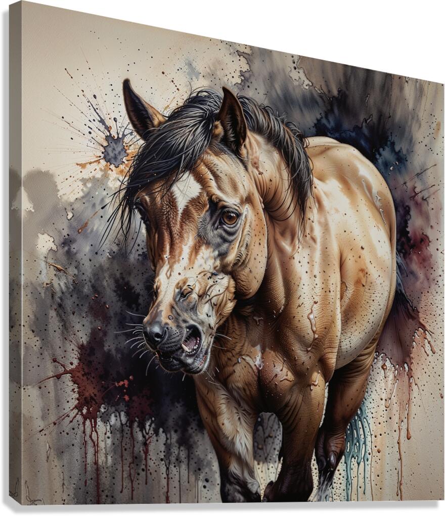 hourse2 Canvas Print