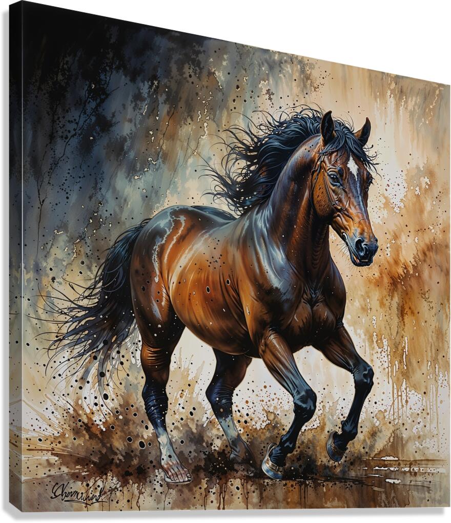 hourse4 Canvas Print