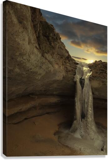 Ice Falls Canvas Print