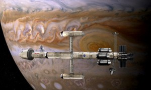 Nuclear powered ship a Jupiter