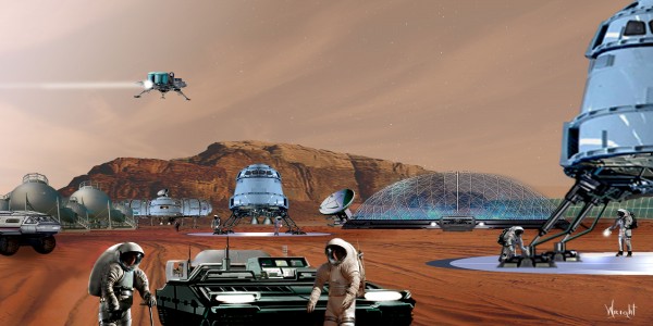Mars Base 12 Print