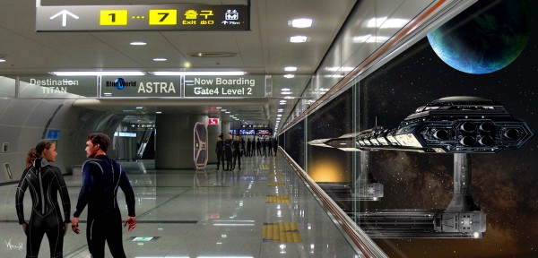 Armstrong Interplanetary Gateway Print