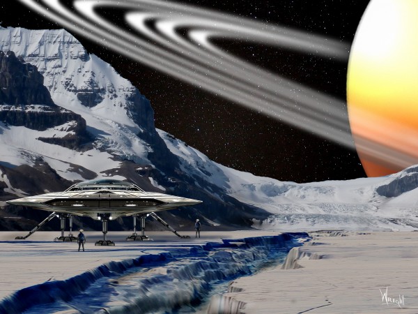 View From Iapetus Print