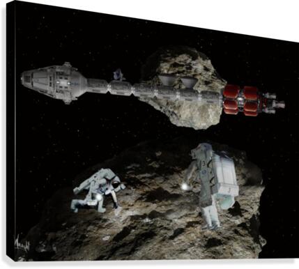 Astero Mine Canvas Print