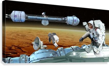 Mars EVA Canvas Print