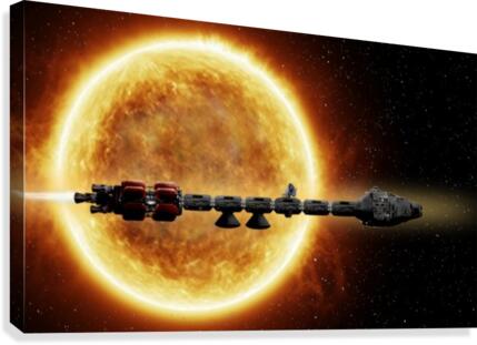 Solar Transit Canvas Print