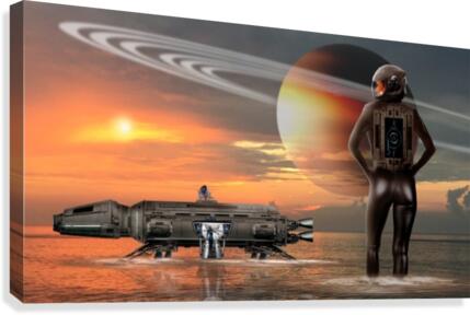 Waterworld Canvas Print