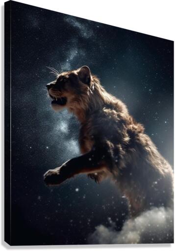Blazing rage Canvas Print