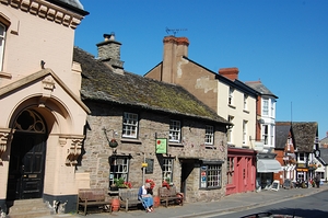Architecture in Hay on Wye Wales   