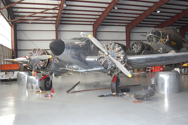 Beech C-45H winter maintenance by Ross Sharp