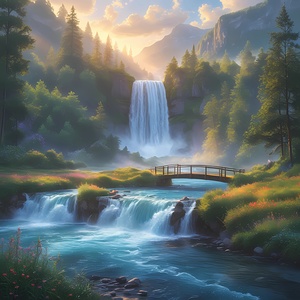 Mystical Waterfall Paradise – A Breathtaking Nature Escape 1