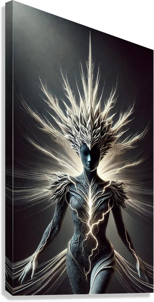 Thunderborn Empress  Canvas Print