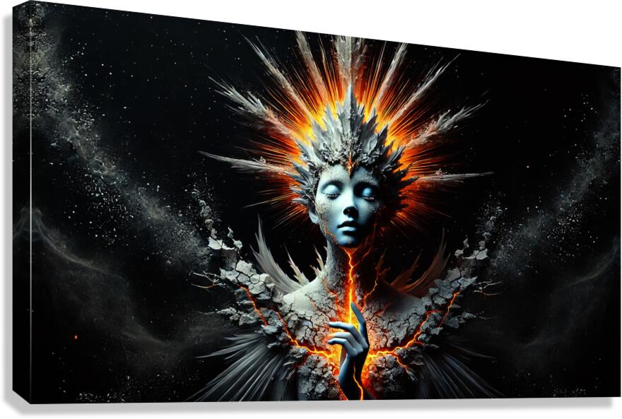 Fractured Thunderlord Canvas Print