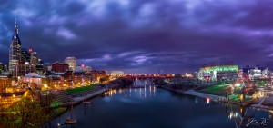 Nashville Skyline and Titans stadium