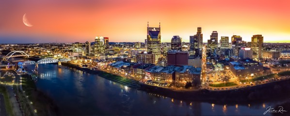 Nashville Sunset Print