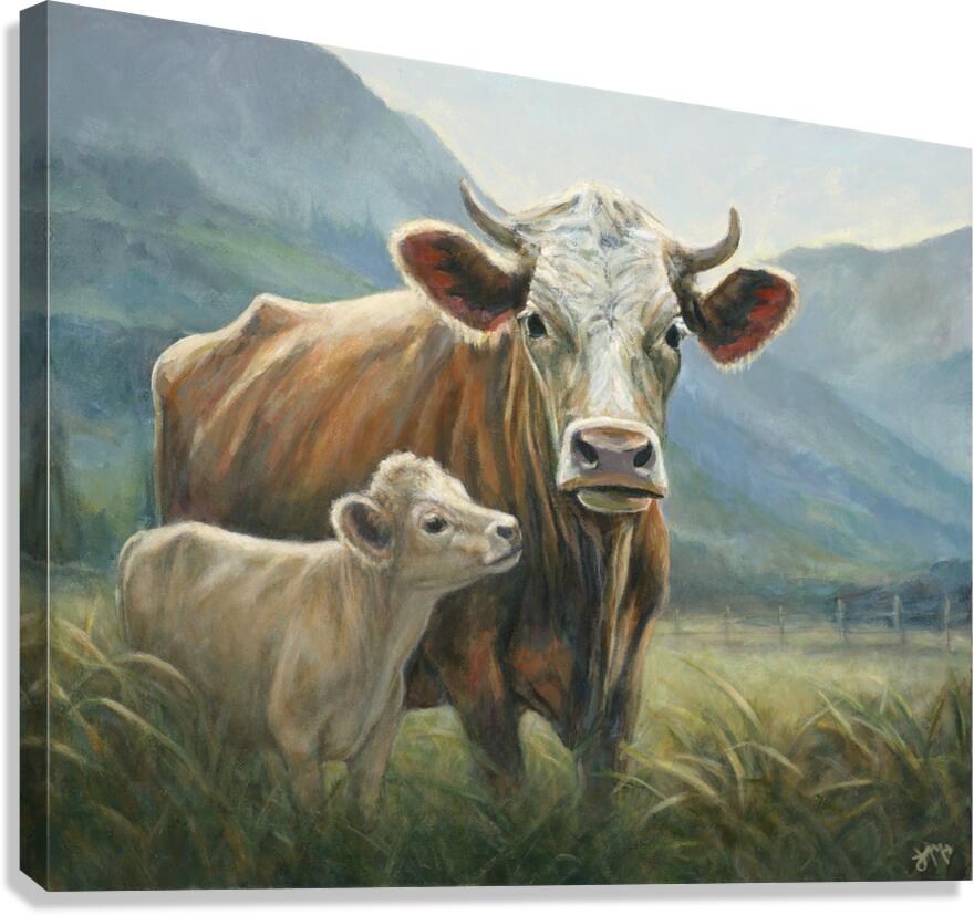 Peace In The Pasture Canvas Print