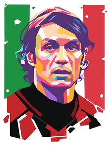 Paolo Maldini wpap art