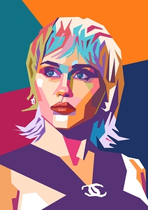 Miley Cyrus pop art