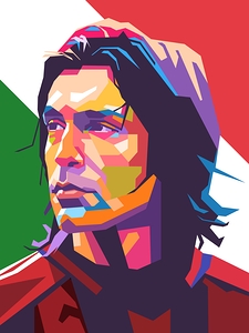 Andrea Pirlo art