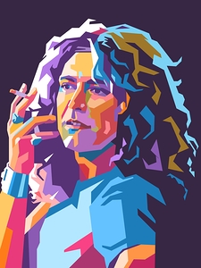 Robert Plant wpap art 