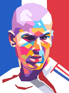 Zinedine Zidane art