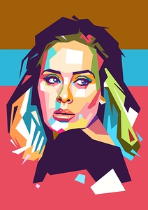 Adele Laurie Blue Adkins wpap art