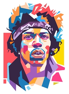 Jimi Hendrix wpap art