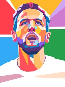 Harry Kane wpap art