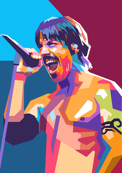 Anthony Kiedis art Print