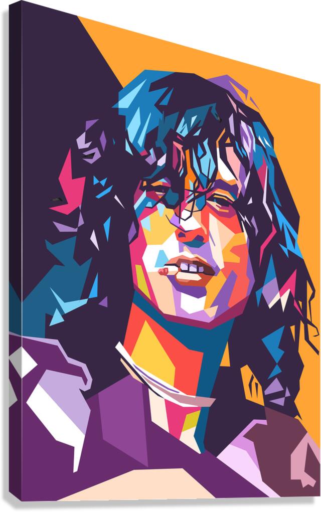 Jimmy Page art Canvas Print