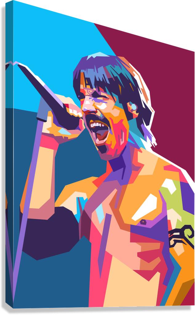 Anthony Kiedis art Canvas Print