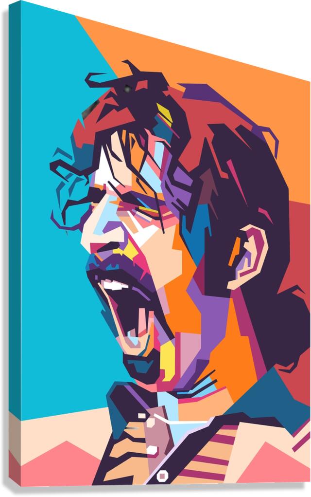Frank Zappa art Canvas Print