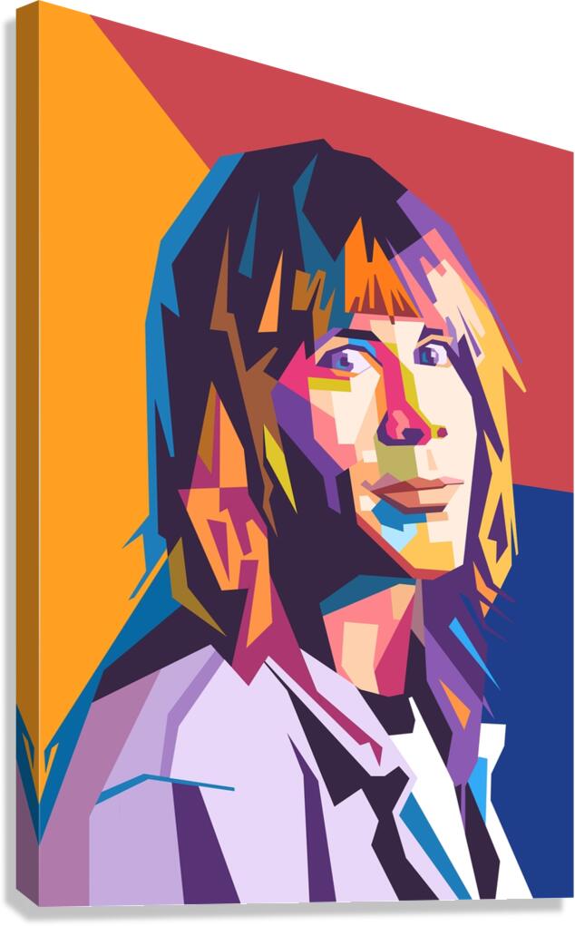 Bruce Dickinson art Canvas Print